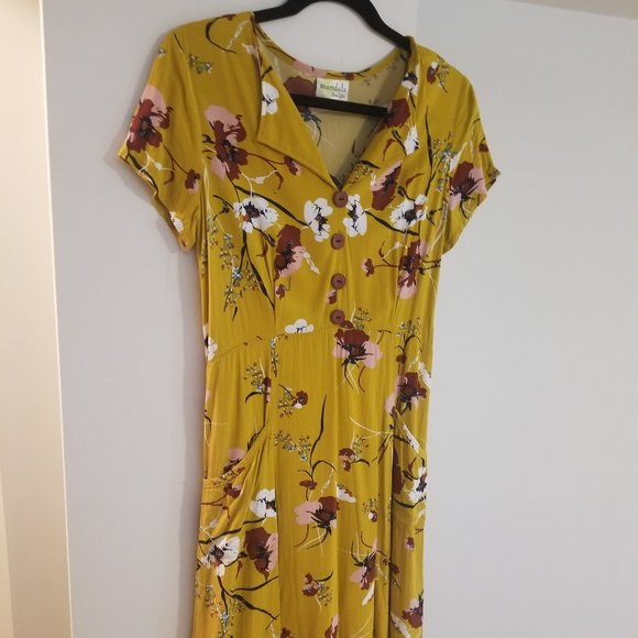 Mandala Design Floral Dress - Picture 1 of 4